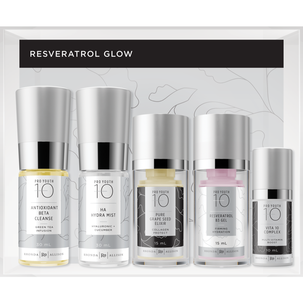 Resveratrol Glow Travel Kit by Rhonda Allison